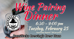 February wine dinner