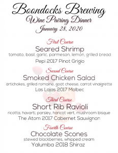 Wine Dinner Jan 28 2020